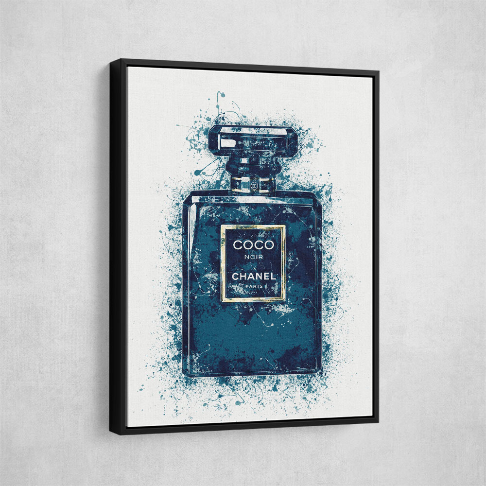 Chanel Coco Noir Splash Two Wall Art